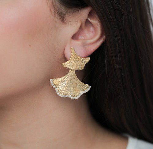 gold plated earrings