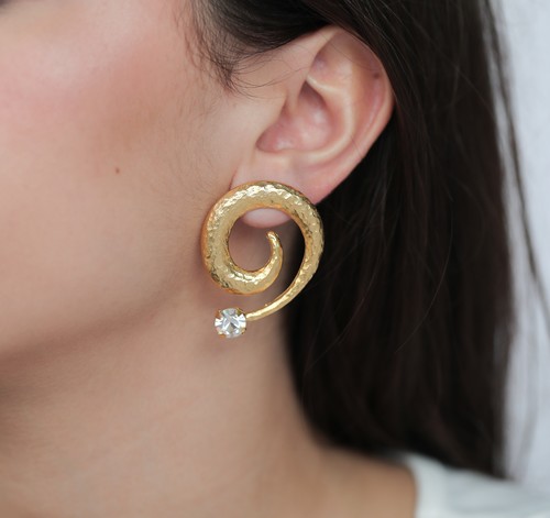 gold plated earrings