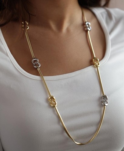Long necklace - Long necklace that can be worn layered.