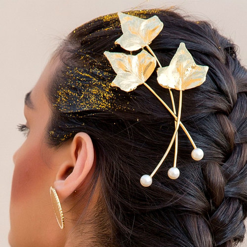 Handmade hairpin - Gold plated  hairpin