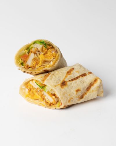 Twister Wrap - Calories 489 , Protein 27g , Carb 51g , Fat 20g .
