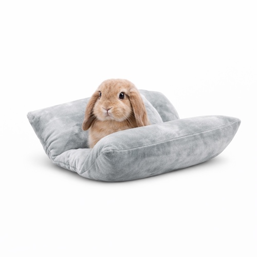 Bunny bed - A soft, cozy velvet bed designed to provide your bunny with ultimate comfort and warmth all year round.
Its supportive shape helps your rabbit feel safe and relaxed while sleeping or resting.
Perfect for cages or as a cozy corner spot at home.


Features:



Gentle and soft fabric
Easy to clean and washable
Elegant and modern design
Ideal for sleep and relaxation





Size: 40 cm × 35 cm
Material: Velvet fabric + soft filling
Suitable for: rabbits
