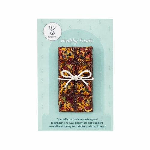 Bunny Blossoms Bar - Bunny Blossoms Bar 🌸🐰
A 100% natural handmade treat made from premium hay fibers and carefully dried flower petals.
Designed to encourage natural chewing behavior, support dental and digestive health, and add a touch of nature and enrichment to your bunny’s day 🌿


Features:
• All-natural and safe ingredients
• Promotes dental and digestive health
• Helps reduce stress and boredom
• Suitable for rabbits of all ages