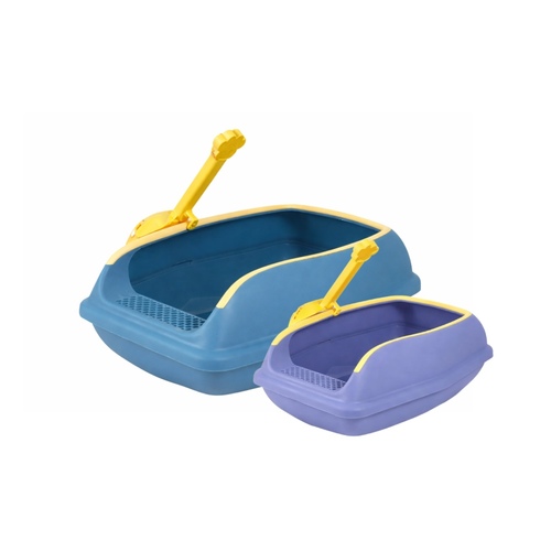 litter box - A practical and comfortable litter box designed to help train your rabbit to use a designated area, while reducing hay and litter mess.


🔹 Small Size:
Suitable for rabbits 4 months and under


🔹 Large Size:
Suitable for rabbits 4 months and above


Designed with high sides to minimize scatter, and easy to clean for daily use.
✨ Perfect for keeping your rabbit’s space clean and organized at home