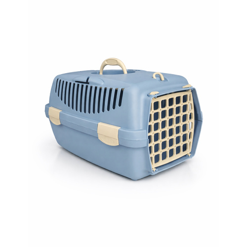Pet Travel Carrier – Gulliver 1 - A practical and safe solution for transporting your pets in comfort 🐾
The Gulliver 1 carrier by Italian brand Stefanplast is designed with high quality to ensure safety and proper ventilation during travel, whether in the car, for vet visits, or grooming trips.


It features a durable yet lightweight design with wide ventilation slots for your pet’s comfort, along with a secure front door for easy use.


&nbsp;Size: 48 × 32 × 31 cm
&nbsp;Suitable weight: up to 5–6 kg


&nbsp;Features:
• Excellent ventilation
• Strong and lightweight design
• Easy to clean
• Ideal for travel and transport


&nbsp;Suitable for: rabbits, cats, and small pets