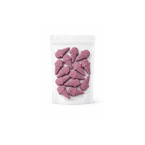 Purple Ice Cream Treats - A healthy and delicious treat for rabbits in a fun ice cream shape 🐰🍦
Made with natural ingredients to provide a safe and enjoyable reward for your pet


Ingredients:
Blackberry + Oats


Weight:
60g
15 pieces


Important Note:
These treats are safe, but they contain a relatively high amount of natural sugar due to the fruits used.
They should be given in small quantities and not on a daily basis.
Not recommended for rabbits under 3 months old.
New foods should always be introduced gradually and in small amounts.


Recommended to be used within 4–5 months