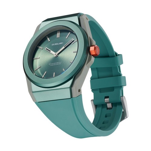 D1 Milano - D1 MILANO CARBONLITE WATCH 40.5MM – AQUA اصلي كامل مرفقات