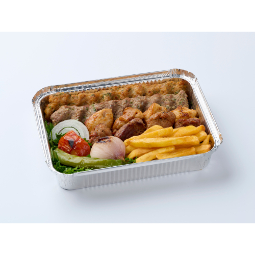 مشاوي مشكل - بطاطا ، فلفل ، طماطم ، بصل و بقدونس مشوي.