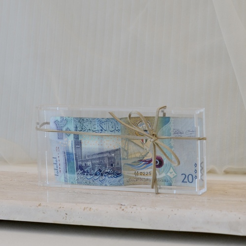 Acrylic cash box - Acrylic box for cash money