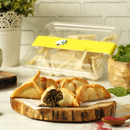 Lokmat Beit - Lebanese Fatayer Spinach - Spinach Fatayer , dough without yeast
 Dozen (12pcs)