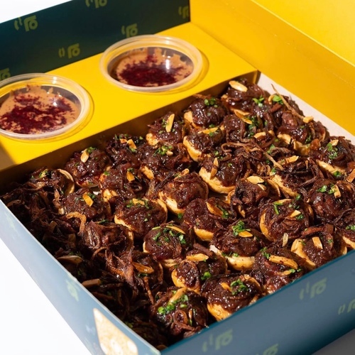 mini muskhan nest   with sauce