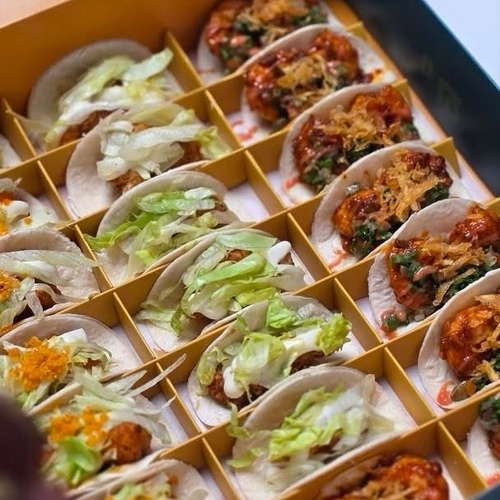 surf & crunch tacos