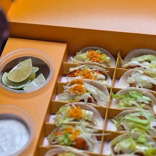 surf & crunch tacos