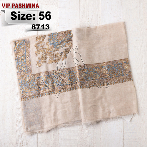 VIP-8613-56 - VIP,Pashmina,kashmiri,orginal,hand made embroidered,one size of this shawl are avilable.