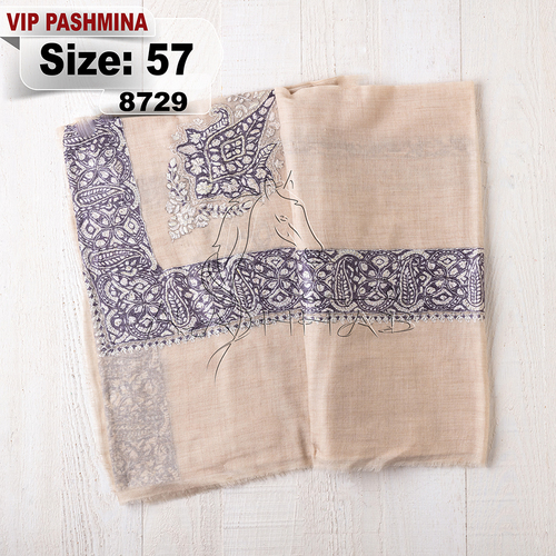 VIP-8729-57 - VIP,Pashmina,kashmiri,orginal,hand made embroidered,one size of this shawl are avilable.