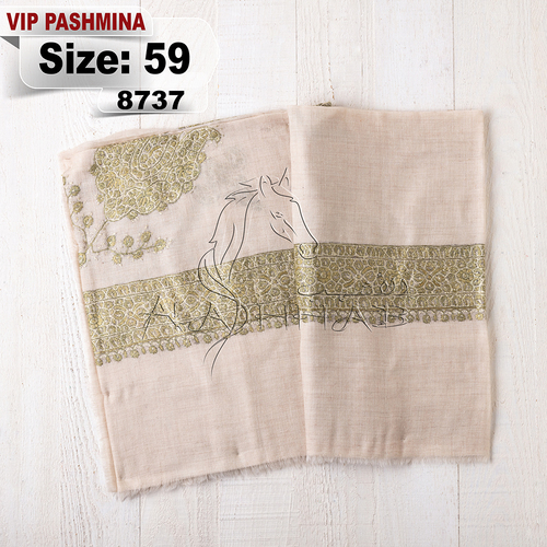 VIP-8737-59 - VIP,Pashmina,kashmiri,orginal,hand made embroidered,one size of this shawl are avilable.