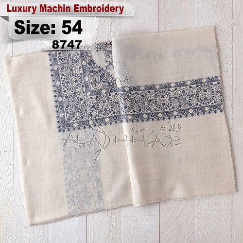 Machin-8747-54 - LUXURY embriodery machin,Pashmina,kashmiri,orginal,machin embroidered,one size avilable.