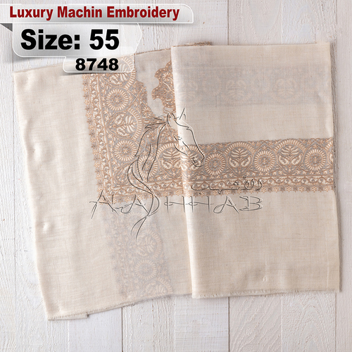 Machin-8748-55 - LUXURY embriodery machin,Pashmina,kashmiri,orginal,machin embroidered,one size avilable.