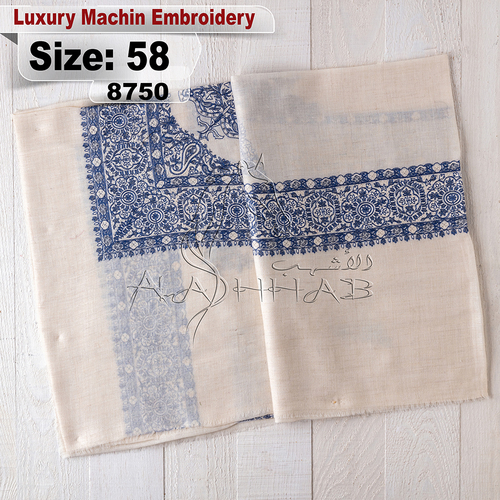 Machin-8750-58 - LUXURY embriodery machin,Pashmina,kashmiri,orginal,machin embroidered,one size avilable.