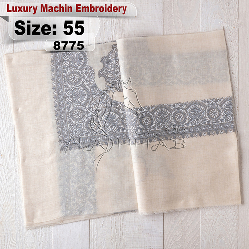 Machin-8775-55 - LUXURY embriodery machin,Pashmina,kashmiri,orginal,machin embroidered,one size avilable.