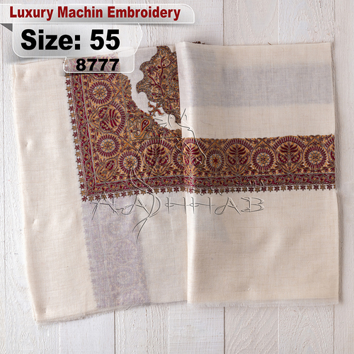 Machin-8777-55 - LUXURY embriodery machin,Pashmina,kashmiri,orginal,machin embroidered,one size avilable.