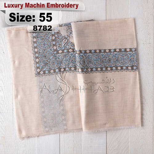 Machin-8782-55 - LUXURY embriodery machin,Pashmina,kashmiri,orginal,machin embroidered,one size avilable.