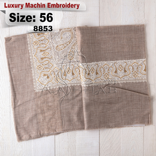 Machin-8753-56 - LUXURY embriodery machin,Pashmina,kashmiri,orginal,machin embroidered,one size avilable.