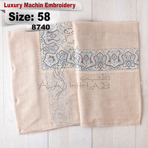 Machin-8740-58 - LUXURY embriodery machin,Pashmina,kashmiri,orginal,machin embroidered,one size avilable.