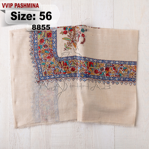 VVIP-8855-56 - VVIP,Pashmina,kashmiri,orginal,hand made embroidered,one size of this shawl are avilable.