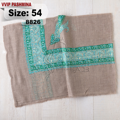 VVIP-8826-54 - VVIP,Pashmina,kashmiri,orginal,hand made embroidered,one size of this shawl are avilable.