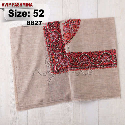 VVIP-8827-52 - VVIP,Pashmina,kashmiri,orginal,hand made embroidered,one size of this shawl are avilable.