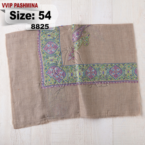 VVIP-8825-54 - VVIP,Pashmina,kashmiri,orginal,hand made embroidered,one size of this shawl are avilable.