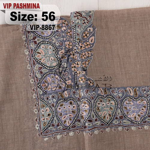 VIP-8867-56 - VIP,Pashmina,kashmiri,orginal,hand made embroidered,one size of this shawl are avilable.