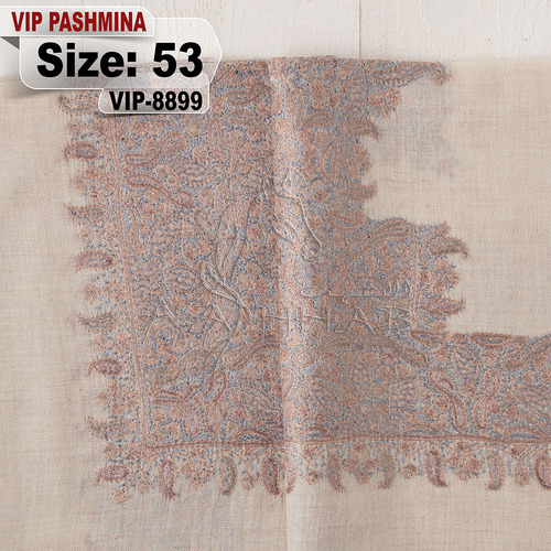 VIP-8899-53 - VIP,Pashmina,kashmiri,orginal,hand made embroidered,one size of this shawl are avilable.