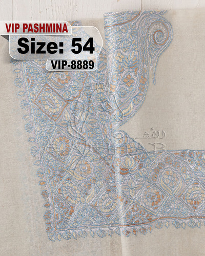 VIP-8889-54 - VIP,Pashmina,kashmiri,orginal,hand made embroidered,one size of this shawl are avilable.