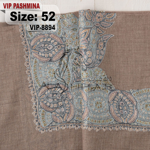 VIP-8894-52 - VIP,Pashmina,kashmiri,orginal,hand made embroidered,one size of this shawl are avilable.