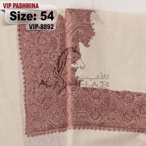 VIP-8892-54 - VIP,Pashmina,kashmiri,orginal,hand made embroidered,one size of this shawl are avilable.