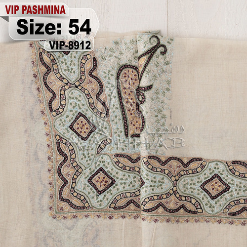 VIP-8912-54 - VIP,Pashmina,kashmiri,orginal,hand made embroidered,one size of this shawl are avilable.