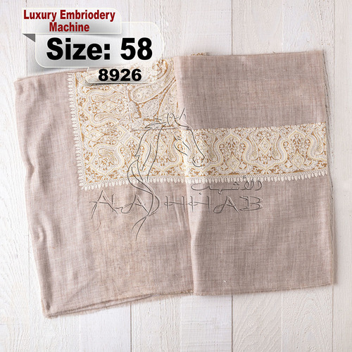Machin-8926-58 - LUXURY embriodery machin,Pashmina,kashmiri,orginal,machin embroidered,one size avilable.