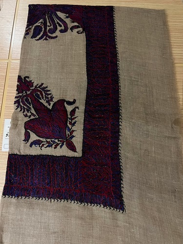 Classic-10130-56 - Classic,Pashmina,kashmiri,orginal,hand made embroidered,one size of this shawl are avilable.