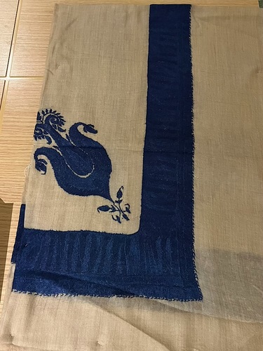 Classic-7001-56.50 - Classic,Pashmina,kashmiri,orginal,hand made embroidered,one size of this shawl are avilable.