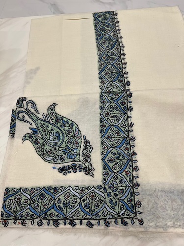 full-6775-58 - Full turma,kashmiri,orginal,hand made embroidered,one size of this shawl are avilable.