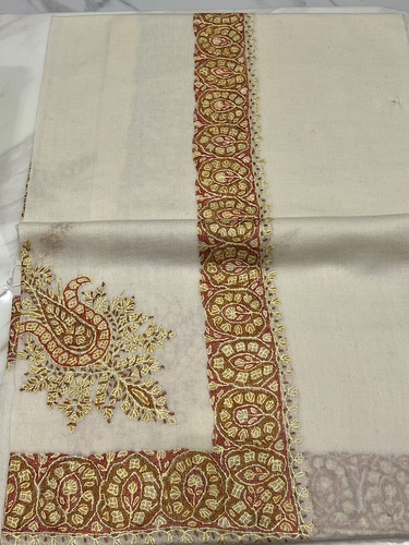 VIP-6768-58 - Full turma,kashmiri,orginal,hand made embroidered,one size of this shawl are avilable.