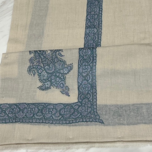 VIP-8982-55 - VIP,Pashmina,kashmiri,orginal,hand made embroidered,one size of this shawl are avilable.