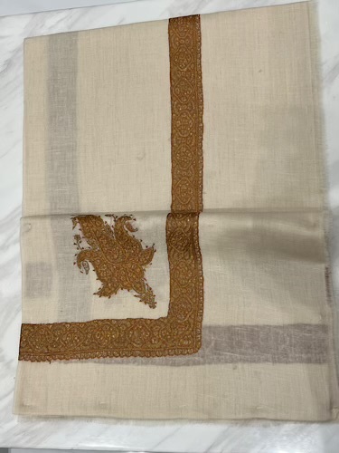 VIP-8976-55 - VIP,Pashmina,kashmiri,orginal,hand made embroidered,one size of this shawl are avilable.