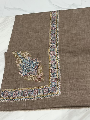 VIP-6681-56 - VIP,Pashmina,kashmiri,orginal,hand made embroidered,one size of this shawl are avilable.