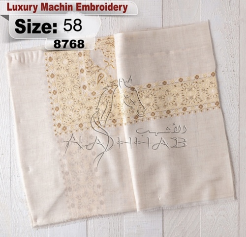 Machin-8768-58 - LUXURY embriodery machin,Pashmina,kashmiri,orginal,machin embroidered,one size avilable.
