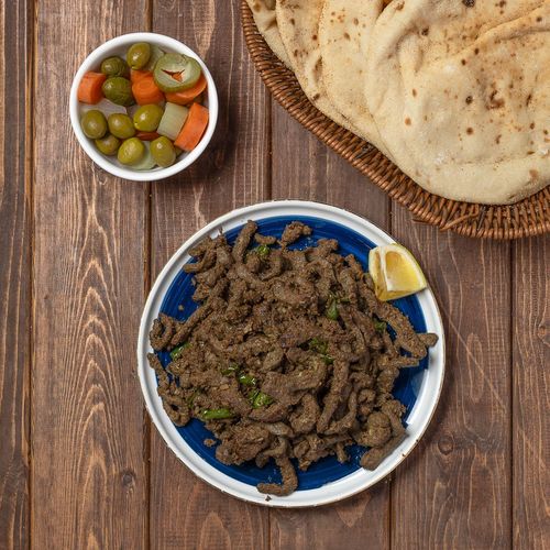 Alex Liver - Savor the succulent delight of our Alexandrian Liver, featuring tender, flavorful liver cooked to perfection with aromatic spices, for an exquisite culinary experience.