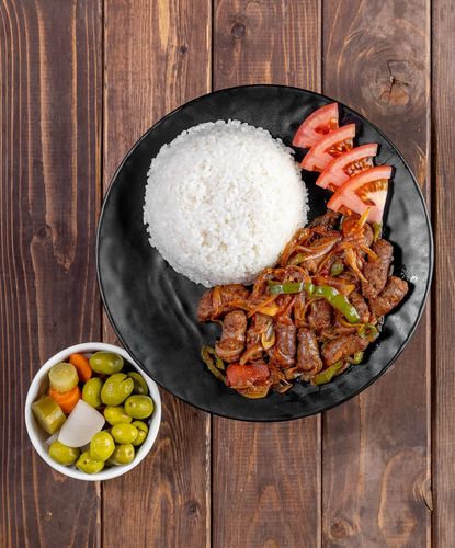 White Rice With Sausage