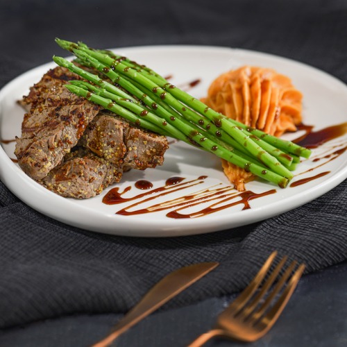 Tenderloin Steak With Sweet Potato